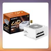 GigaByte UD850GM PG5 ICE 850W 80 PLUS Gold Fully Modular ATX 3.1 PSU, White