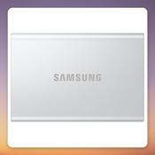 Samsung Portable SSD T7 Resurrected 2 TB External USB-C 3.2 Gen 2, Aluminium