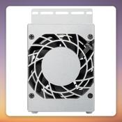 SilverStone RAC45-FC-801 80 mm GPU Cooling Fan Frame, Silver/Black