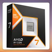 AMD Ryzen 7 9850X3D 8-Core AM5 Processor, 4.7 GHz, 96 MB L3 (Boxed, No Cooler) image