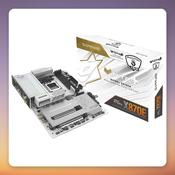 Sapphire NITRO+ X870EA WIFI7 Phantom Link Polar AM5 ATX Motherboard, White/Black
