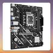 Asus PRIME B760M-F WIFI Intel B760 LGA 1700 Micro-ATX Motherboard, DDR5, Wi-Fi 6
