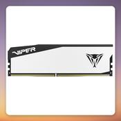 Patriot Viper Elite 5 16 GB DDR5-5600 CL36 DIMM, White, Intel XMP 3.0 / AMD EXPO