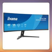 Iiyama ProLite XCB4594DQSU-B1 44.5" DQHD 5120x1440 VA Curved Monitor, 75 Hz