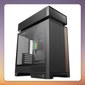 Deepcool CL6600 Mid-Tower Case, Black/Wood, Tempered Glass, Pre-Installed 360 mm Radiator image