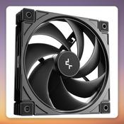 Deepcool FD12 V2 120 mm PWM Case Fan, Black, Single Pack