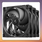 Deepcool FD12 V2 3-in-1 120 mm PWM Fan, Black, 3-Pack