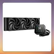 Deepcool Spartacus 360 360 mm AIO Liquid Cooler with 3.4" IPS Display, Black image