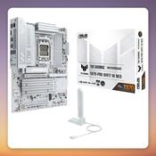 Asus TUF Gaming X870-Pro WiFi7 W Neo AMD X870 AM5 ATX Motherboard, White
