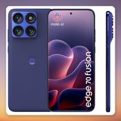 Motorola Edge 70 Fusion 256 GB 5G Smartphone, 8 GB RAM, Orient Blue image