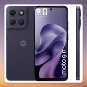 Motorola Moto G17 128 GB 6.72" 4G Smartphone, 4 GB RAM, Evening Blue image