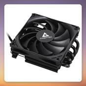 Chieftec CAC-S92PWM-LP45 92 mm Low-Profile CPU Air Cooler, Black