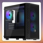 ENDORFY Signum M30 ARGB Micro-ATX Mini Tower Case, Black, Tempered Glass, 3x ARGB Fans