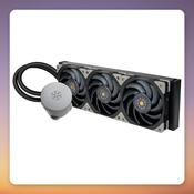 Silverstone Hailstone 360 360 mm AIO Liquid CPU Cooler, Black, ARGB image