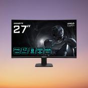 GigaByte 27" Curved Full HD Monitor image