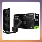ASRock Challenger Pure 360 360 mm AIO Liquid CPU Cooler, Black, LGA1700/1851 AM4/AM5