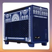 Thermaltake TR100 Koralie Edition Cobalt Blue Mini-ITX Case, Blue/White
