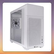 Thermaltake TR300 TG Snow White ATX Mid-Tower Case, Tempered Glass, 3x USB image