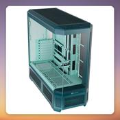 Thermaltake View 600 TG Big Tower Case, Transformative Teal, Tempered Glass, E-ATX image