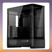 ENDORFY Aquarius 8000 Flex E-ATX Showcase Case, Black, Panoramic Glass image