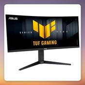 Asus TUF Gaming VG34WQL5A 34" WQHD 200Hz Curved Gaming Monitor, Fast VA image