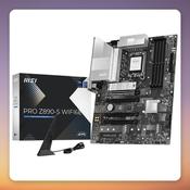 MSI PRO Z890-S WIFI6E ATX Motherboard, LGA 1851, Intel Z890, DDR5, 3x M.2 image
