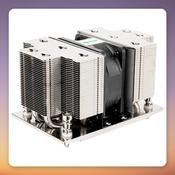 SilverStone XE02-AM5B 60 mm 2U SFF CPU Cooler for AM5/AM4, 5 Heatpipes image