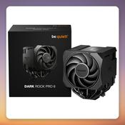 be quiet! Dark Rock Pro 6 Dual Tower CPU Cooler, 120 mm + 135 mm Fans, Black image