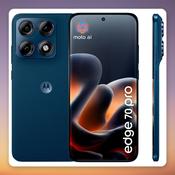 Motorola Edge 70 Pro 256 GB 5G Smartphone, 8 GB RAM, Titan Dark Blue image