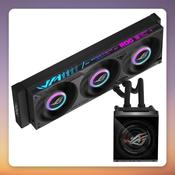 Asus ROG Strix SLC IV 360 ARGB LCD 360 mm AIO Liquid CPU Cooler, Black
