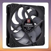 Noctua NF-A12x25 G2 PWM chromax.black 120 mm Case Fan, 1800 RPM, Black
