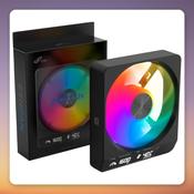 Fortron ZENFAN 120 mm PWM Fan with Temperature Display, Black image