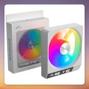 Fortron ZENFAN 120 mm PWM Fan with Temperature Display, White