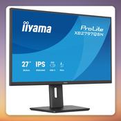 Iiyama ProLite XB2797QSN-B1 27" QHD IPS Monitor, 75 Hz, USB-C 65W Dock image
