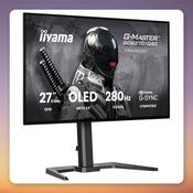 Iiyama G-Master GOB2701QSC-B1 27" QHD 280 Hz OLED Gaming Monitor image