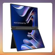 Asus ZenScreen Duo MB14FCD Dual 14" WUXGA IPS Portable Monitor, Black