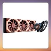 Noctua NL-LC1-42 420 mm AIO Liquid CPU Cooler, 3x NF-A14x25 G2 PWM, Black/Brown image