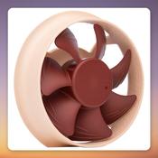 Noctua NL-ACF1 93 mm PWM Add-on Fan for NL-LC1 AIO, Brown/Beige