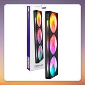 NZXT F360 RGB 360 mm Triple Fan, Single Frame, ARGB, Black image