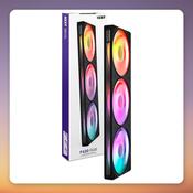 NZXT F420 RGB 420 mm Triple 140 mm ARGB PWM Fan, Black image
