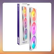 NZXT F420 RGB 420 mm Triple 140 mm ARGB PWM Fan, White