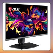 MSI MAG 272UPDE QD-OLED 26.5" 4K 165 Hz Gaming Monitor, HDMI 2.1, USB-C image