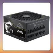MSI MAG A1000PLS PCIE5 1000W 80 PLUS Platinum ATX 3.1 Modular PSU image