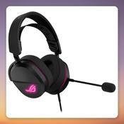 ASUS ROG Pelta Core Wired USB-C Gaming Headset, 50 mm Drivers, Aura Sync RGB, Black
