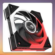 Asus ROG Eurux GR120 ARGB 120 mm PWM Fan, Black, Single Pack