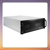 Inter-Tech 4U-465M2 4U Rackmount Server Case, Dual Mini-ITX, Black