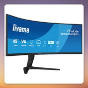 Iiyama ProLite XCB4994DQSU-B1 49-Inch DQHD 120Hz Curved VA Monitor