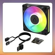 Arctic BioniX P12 A-RGB 120 mm PWM Fan, Black/White, Single Pack