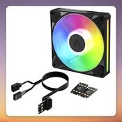Arctic BioniX P14 A-RGB 140 mm PWM Fan, Black/White, Single Pack
