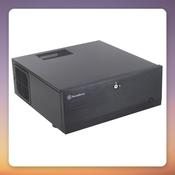 SilverStone Gandia SST-GD07B HTPC Case, E-ATX, Black, 33 L image